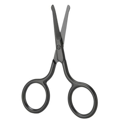 LUCKDANO Nose Hair Scissors Nose Hair Scissors - Stainless Steel Rounded Tip Eyebrow, Beard & Facial Trimmer - Safe & Precise Grooming Tool