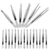 Abaodam 50pcs Stainless Steel Precision Eyebrow Tweezers with Flat Slant Tips, Facial Hair Grooming Plucker Set for Women, Accurate Hair Removal and Eyebrow Shaping Tools view 1