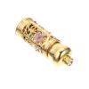 COOPHYA Golden Glass Essential Oil Bottle with Alloy Stopper for Travel view 1