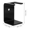 LALAFINA Razor Brush Holder Razor Stand for Men Black Bathroom Shaving Brush Display Organizer Desktop Stand for Shaving Accessories view 2