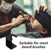 LALAFINA Razor Brush Holder Razor Stand for Men Black Bathroom Shaving Brush Display Organizer Desktop Stand for Shaving Accessories view 3