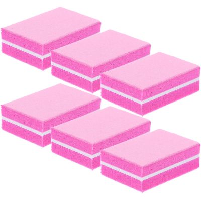 SWETRACE 50pcs Dual-Sided Mini Sponge Nail File Buffer Blocks for Manicure Pedicure, Portable Grit Nail Buffing and Polishing Tool for Home and Salon Use