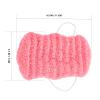CALLARON Red Konjac Bath Sponge Exfoliating Body Brush Shower Back Scrubber Soft Foam Scrubber for Deep Cleansing and Gentle Skin Care view 2