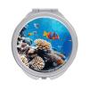 Ocean Tropical Fish Coral Makeup Mirror Fashion Double Sided Pocket Mirror Small Compact Travel Mirror Cute Round Folding Mirror for Purse Women Birthday Valentine's Day view 1