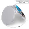 Ocean Tropical Fish Coral Makeup Mirror Fashion Double Sided Pocket Mirror Small Compact Travel Mirror Cute Round Folding Mirror for Purse Women Birthday Valentine's Day view 2