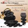 13A+ Body Wave Bundles Human Hair with Closure, 100% Indian Raw Virgin Hair view 3