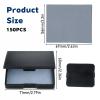 Oil Blotting Sheets for Face, Makeup Blotting Paper with Powder, 150 Sheets Black Magnet Blot Sheet for Oily Combination Skin, Portable Compact with Puff & Mirror, Easy Dispensing Blottings Papers view 2