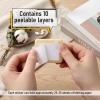 Oil Blotting Sheets for Face, Makeup Blotting Paper with Powder, 150 Sheets Black Magnet Blot Sheet for Oily Combination Skin, Portable Compact with Puff & Mirror, Easy Dispensing Blottings Papers view 4