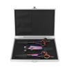 Professional Hair Cutting Scissors Set, Stainless Steel Hairdressing Scissors with Ergonomic Handle, Salon Barber Scissors Kit with Storage Bag for Home and Salon Use view 1