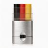 3-Color Face Paint Stick, Soccer Game Day Cheering Makeup, Long-Lasting Sweatproof Sports Face Paint, Easy-Wash Kid-Friendly for Adults & Kids (Black Red Yellow) view 1