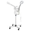 2 in 1 Facial Steamer with 3X Magnifying Lamp, Aromatherapy Face Spa Mist Steamer for Home & Beauty Salon, Adjustable Height Rolling Skin Care Humidifier, White view 1