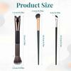 3 Pcs Sculpting Dual-End Contour Nose Brush, 2-in-1Nose Contour Brush Angled Blush Brushes Angled Makeup Brushes for Sculpting and Defining view 2