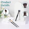 3 Pcs Sculpting Dual-End Contour Nose Brush, 2-in-1Nose Contour Brush Angled Blush Brushes Angled Makeup Brushes for Sculpting and Defining view 3