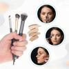 3 Pcs Sculpting Dual-End Contour Nose Brush, 2-in-1Nose Contour Brush Angled Blush Brushes Angled Makeup Brushes for Sculpting and Defining view 4