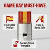 3-Color Face Paint Stick, Soccer Game Day Cheering Makeup, Long-Lasting Sweatproof Sports Face Paint, Easy-Wash Kid-Friendly for Adults & Kids (Red Yellow Red) view 2