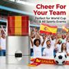 3-Color Face Paint Stick, Soccer Game Day Cheering Makeup, Long-Lasting Sweatproof Sports Face Paint, Easy-Wash Kid-Friendly for Adults & Kids (Red Yellow Red) view 4