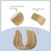 P27/613 Blonde Tape in Extensions Human Hair 24 Inch Highlight Blonde Straight Tape in Seamless Extensions Real Human Hair Skin Weft Seamless Invisible Unprocessed Virgin Remy Hair 45g 10 Pcs view 4