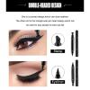 MylingKorm 2-in-1 Winged Eyeliner Stamp with Precision Tip, Waterproof & Smudge-proof Eye Definer, Dual-ended Wing Stamp for Symmetrical Cat Eye Look, Quick-drying Matte Finish (Black) view 4