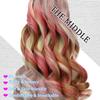 French Curl Braiding Hair, P27/613/Pink, 12 Inch, 8 Packs view 4