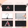Relavel Birthday Gifts for Girls Women - Hanging Toiletry Bag for 13 14 15 16 17 18 Years Old Teen Initial Makeup Bag for Teacher Graduation Gift, Personalized Travel Cosmetic Bags - Black A view 3