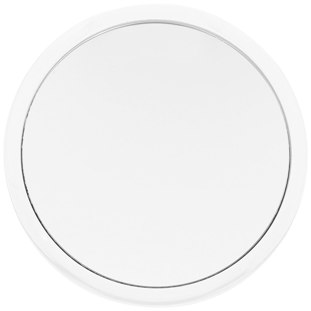 GAROZATION Suction Cup Vanity Mirror 20x Magnifying Single-Sided Compact Makeup Mirror 142mm White Portable for Daily Use and Bathroom