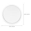 GAROZATION Suction Cup Vanity Mirror 20x Magnifying Single-Sided Compact Makeup Mirror 142mm White Portable for Daily Use and Bathroom view 2