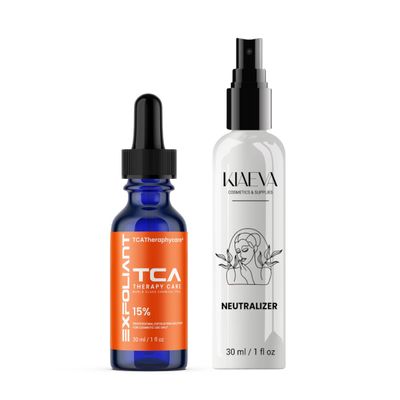 TCATherapyCare TCATherapyCare 10% Exfoliating Gel Skin Clarifying Cosmetic Treatment 1 oz (30 mL) with neutralizer 100ml