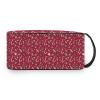 GuoChe Makeup Bag Lightweight durables Twill Fabric for Travel Christmas Maroon Candy Canes Gifts Holly view 3