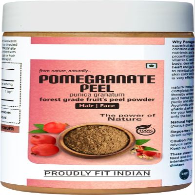 PS Ayurveda Pomegranate Peel Powder For Skin And Hair Care | Shade Dried Fresh Pomegranate Peel | - 100gm
