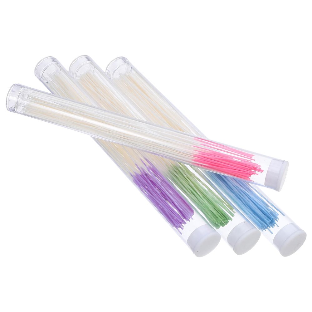 GALPADA Ear Piercing Cleaning Kit 60pcs Ear Hole Cleaning Thread Floss with 4 Colors for Aftercare Piercing Hole Cleaner Suitable for Women Men
