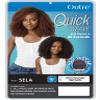 Outre Quick Weave Synthetic Half Wig - Sela (OFF BLACK 1B) view 2