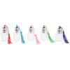 OSOLADY 5pcs 7ml Small Glass Roller Perfume Bottles with Tassels Refillable Empty Perfume Bottles for Travel and Essential Oils Random Color view 1