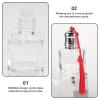 OSOLADY 5pcs 7ml Small Glass Roller Perfume Bottles with Tassels Refillable Empty Perfume Bottles for Travel and Essential Oils Random Color view 3