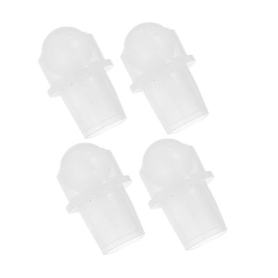 ibasenice 4pcs 16mm Neck Stainless Steel and White Crystal Roller Ball Inserts for 10ml Essential Oil Bottles Refillable Aromatherapy Rollers Replacement Accessories for Perfume and Oil