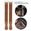 Yinhing 2pcs Straight Strop, Dual Purpose Cowhide Leather with Hook Design for Sharpening and Polishing view 3