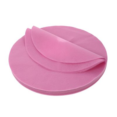 MAGICLULU Disposable Face Pillow Covers with Face Hole, 100pcs Pink Thickened Massage Headrest Sheets for Beauty Salon and Spa Use