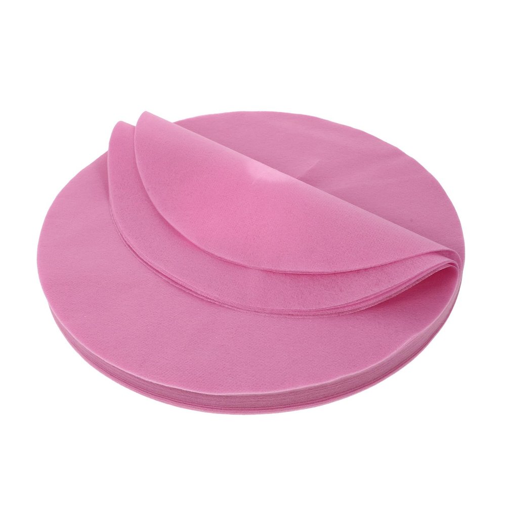 MAGICLULU Disposable Face Pillow Covers with Face Hole, 100pcs Pink Thickened Massage Headrest Sheets for Beauty Salon and Spa Use