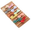 POPETPOP 10 Pcs Nylon Headbands Elastic Traceless Flax Fabric Hair Bands for Hair Accessories view 1