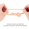 POPETPOP 10 Pcs Nylon Headbands Elastic Traceless Flax Fabric Hair Bands for Hair Accessories view 3