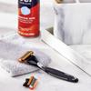 Equate 5 Blade Razor with Trimmer, Triple Coated Blades, Lubrication Strips, Flip Back Trimmer, 1 Razor and 2 Refills, 2 Pack view 2