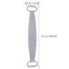 Silicone Back Scrubber Long Strip Exfoliating Shower Towel with Rings view 2