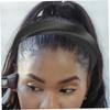 TOGEVAL Satin Padded Sponge Headband Wide Non-slip Thin Black Hairband for Women Fashion Hair Accessories view 3