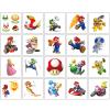 20Pcs Super Mario Temporary Tattoos for Kids, Birthday Party Favors, Cute Cartoon Game Decoration Sticker Gifts for Teen Girl Boys Home Activity Class Prizes Carnival Christmas Rewards view 4