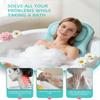 Full Body Bath Pillow for Bathtub, 5D Thick Tub Pillow for Bath with Movable Head, Neck & Lumbar Support, Laundry Bag & Hook, Bathtub Pillow for Post-Yoga Spa, Deep Relaxation(Blue, 51"*15") view 3