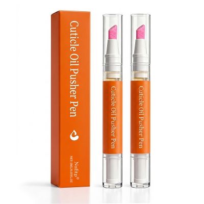 Ceramic Cuticle Pen- Polishes and Moisturizes Dry Cuticles, Instantly Removing Dead Skin and Leaving Nails Cleaner and Shinier Orange