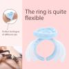 100PCS Disposable Flower Shaped Cups Pigment Holder Supplies Tools for Makeup Artists and Beauty Enthusiasts Rings Cup view 4