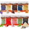 Hard Wax Beads for Hair Removal10 Pack Wax Beads+10 Waxing Sticks,At Home Waxing for Women Men,Hard Wax for Face,Bikini,Legs&Body view 1