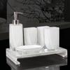 DUYHBAWRS Toothbrushing Cup Mouthwash Cup Set Bathroom Set European Bathroom Bathroom Washing Set view 2