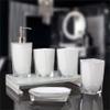 DUYHBAWRS Toothbrushing Cup Mouthwash Cup Set Bathroom Set European Bathroom Bathroom Washing Set view 4