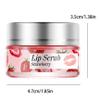 Strawberry Lip Scrub Exfoliator Overnight Moisturizer Sleeping Cream Lip Repair Balm view 2